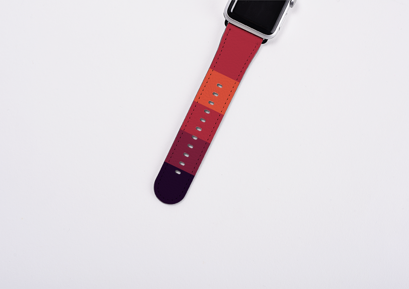 Apple Watch Strap- Tokyo Chroma Horizontal Stripe