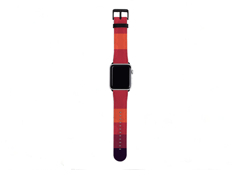Apple Watch Strap- Tokyo Chroma Horizontal Stripe