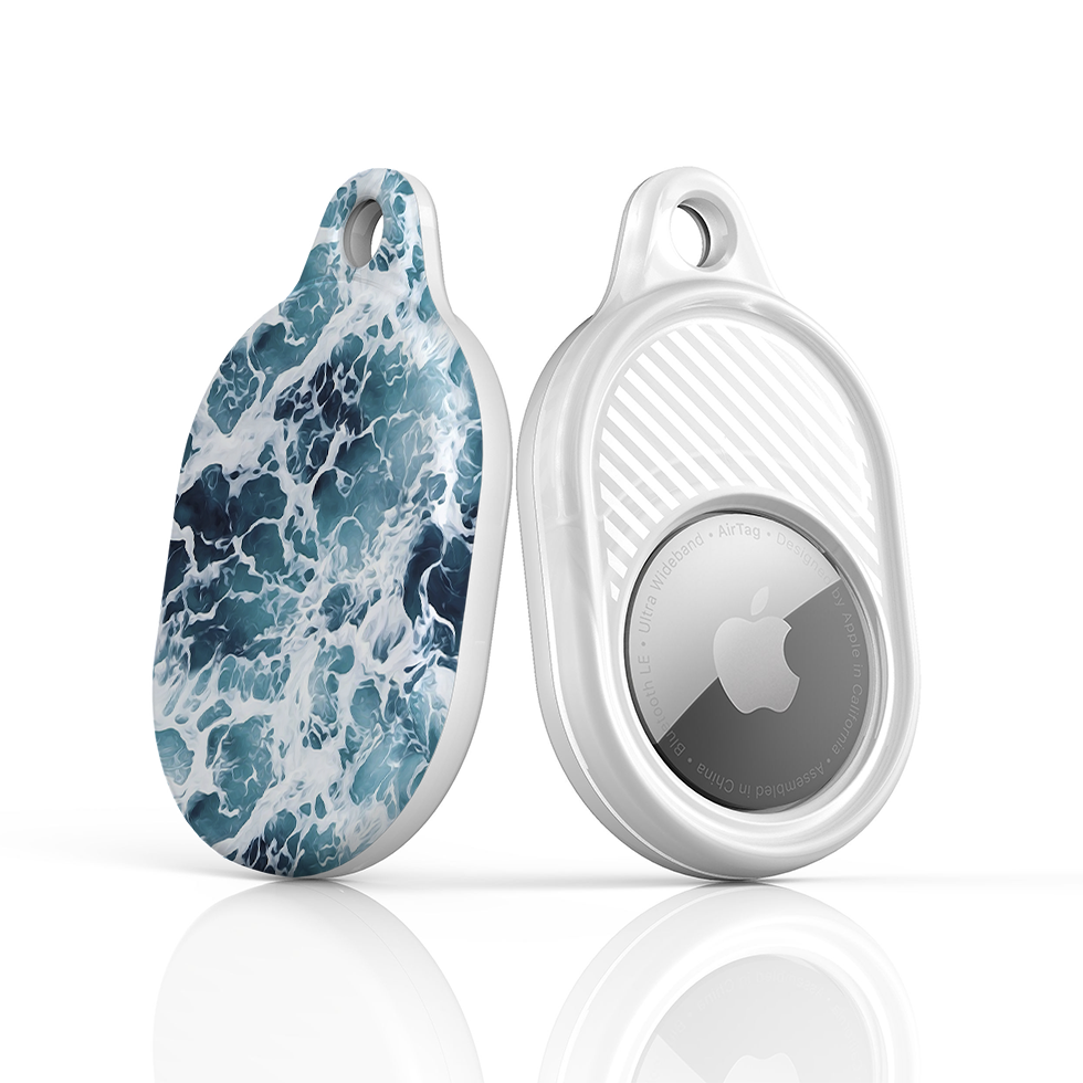 Aqua Airtag Case