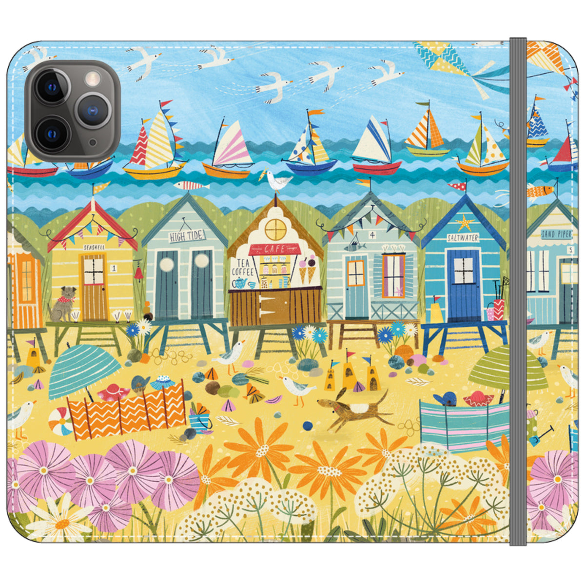 Beachy Days Wallet Case By Ali Brookes