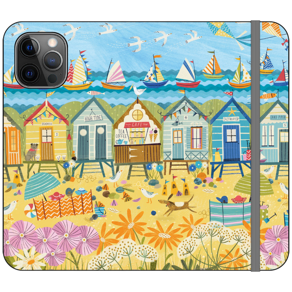 Beachy Days Wallet Case By Ali Brookes