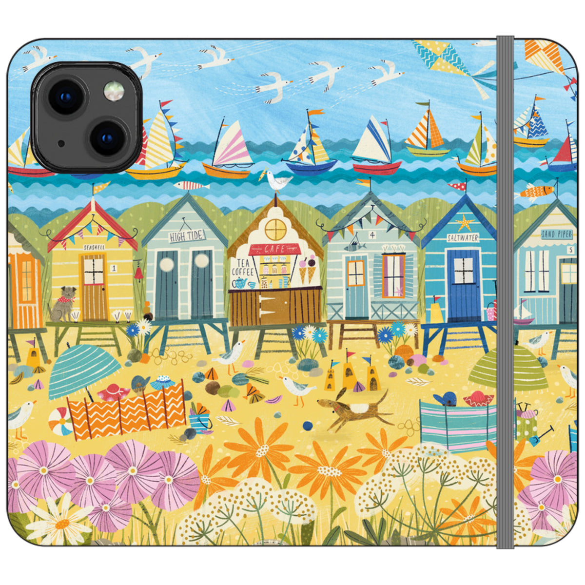 Beachy Days Wallet Case By Ali Brookes