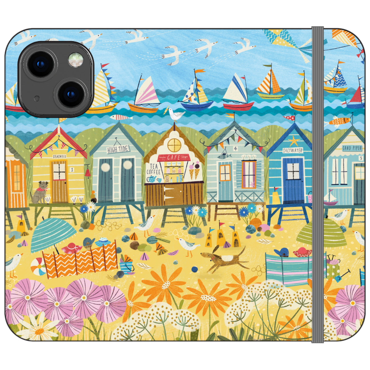 Beachy Days Wallet Case By Ali Brookes