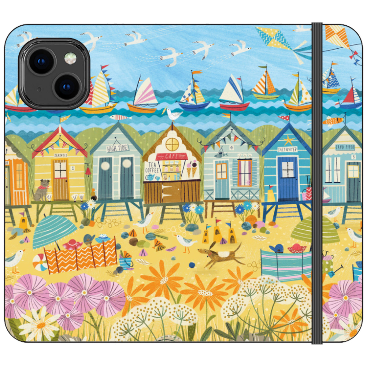 Beachy Days Wallet Case By Ali Brookes