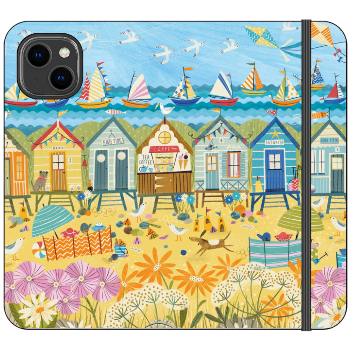 Beachy Days Wallet Case By Ali Brookes