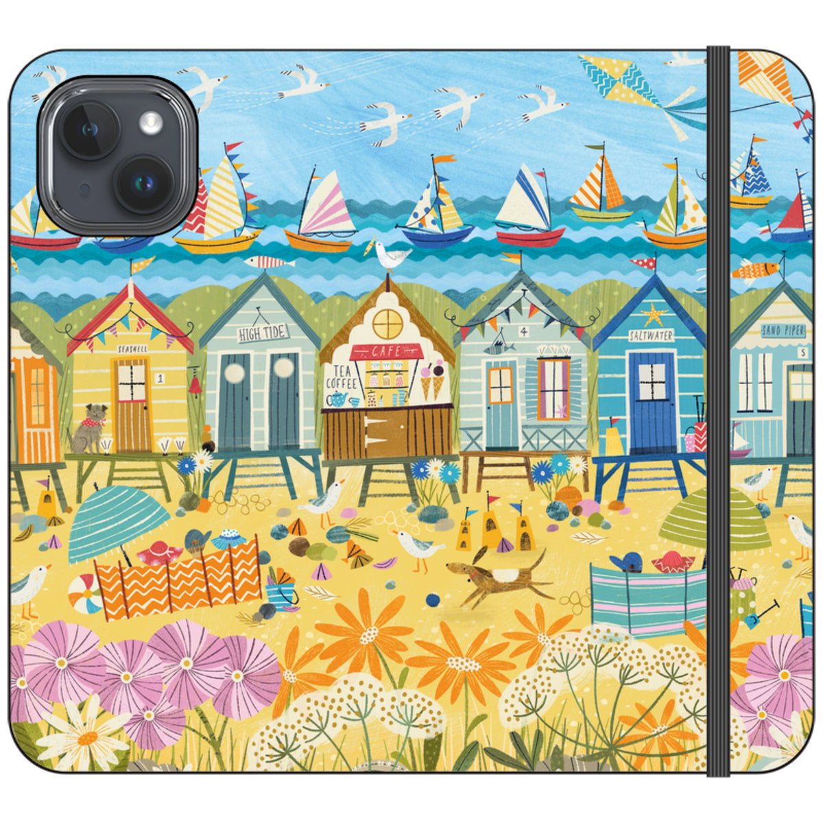 Beachy Days Wallet Case By Ali Brookes