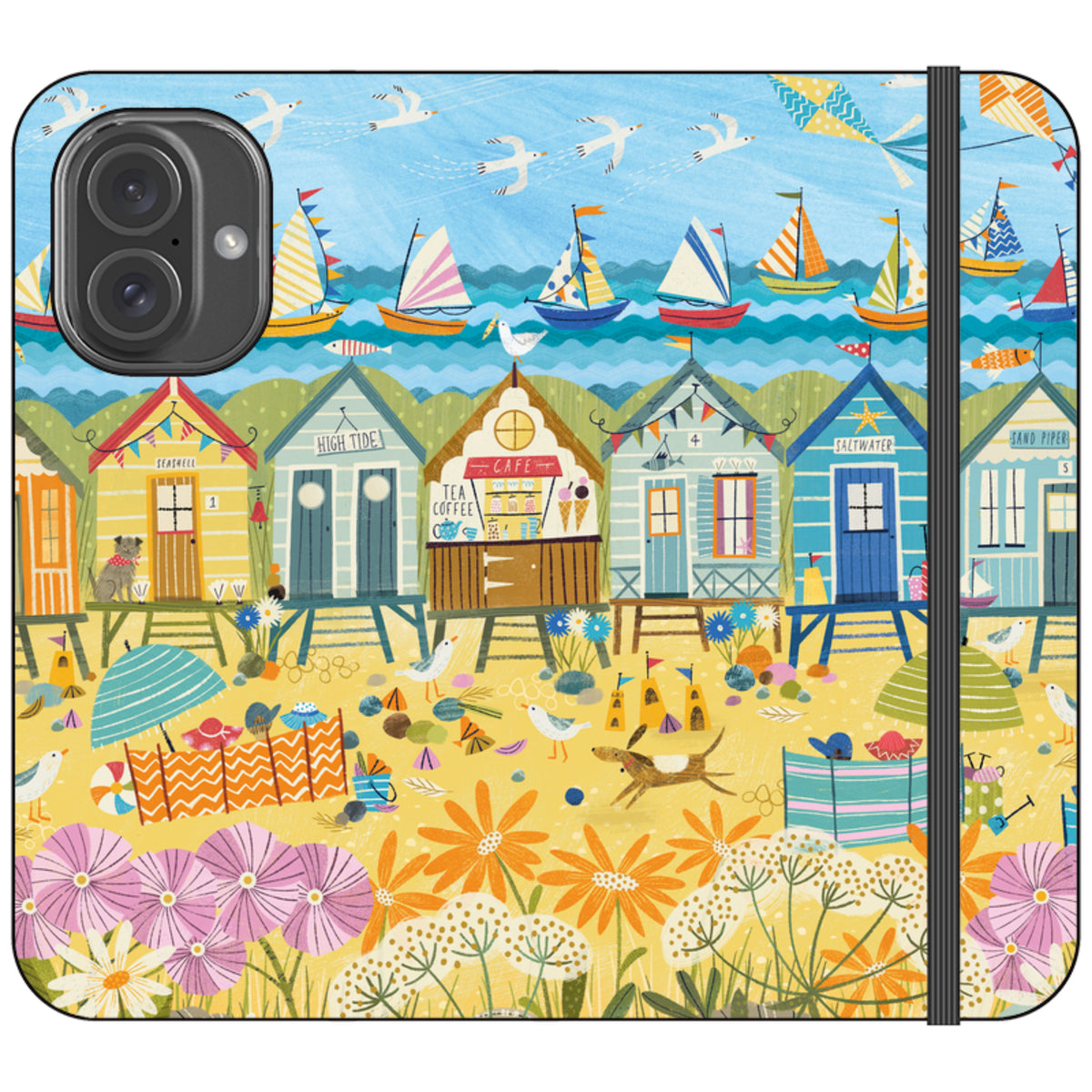 Beachy Days Wallet Case By Ali Brookes