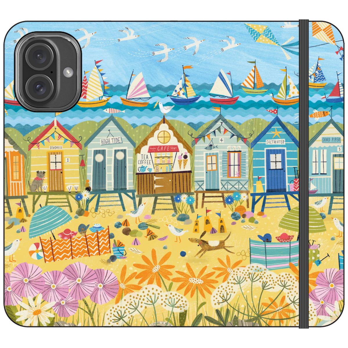 Beachy Days Wallet Case By Ali Brookes