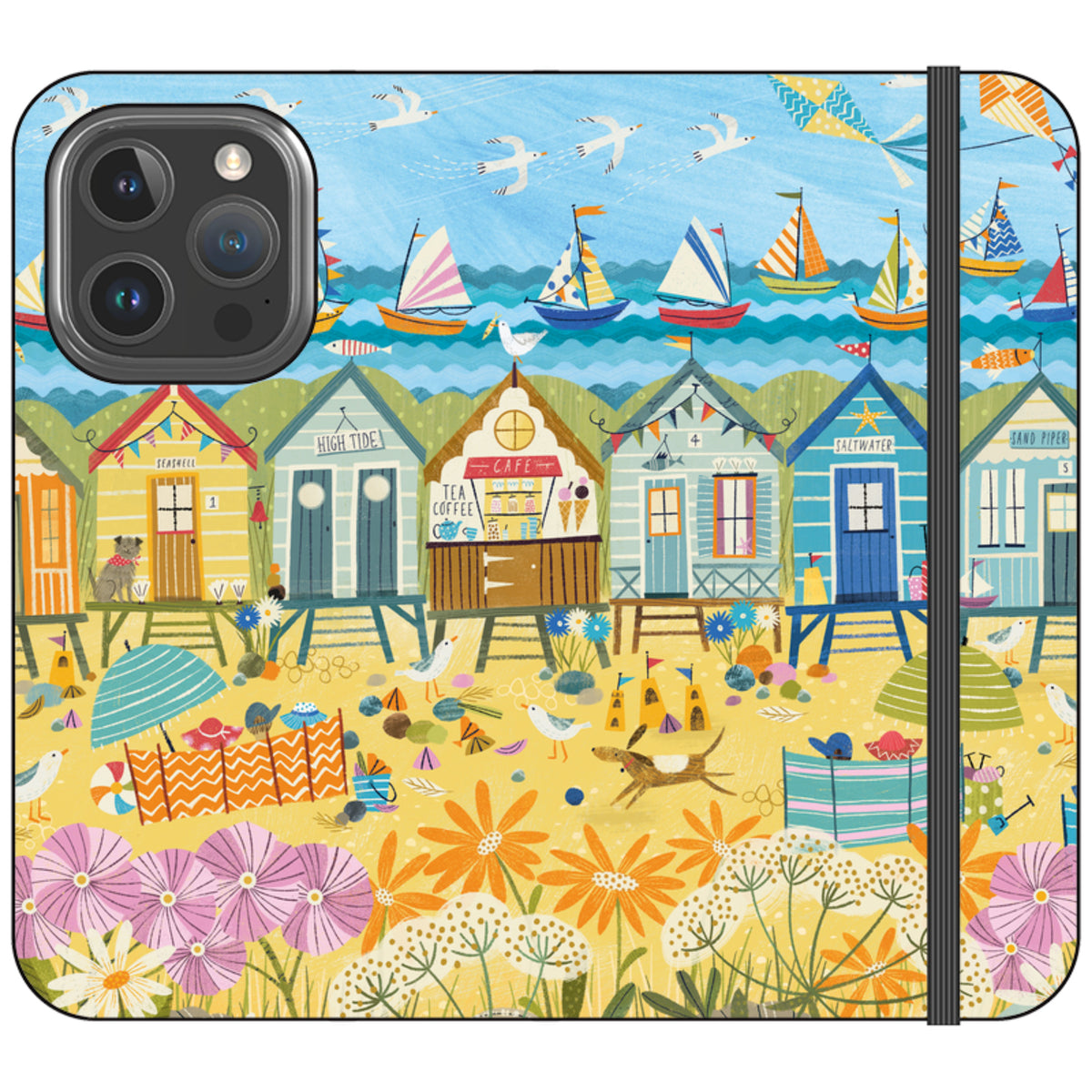 Beachy Days Wallet Case By Ali Brookes