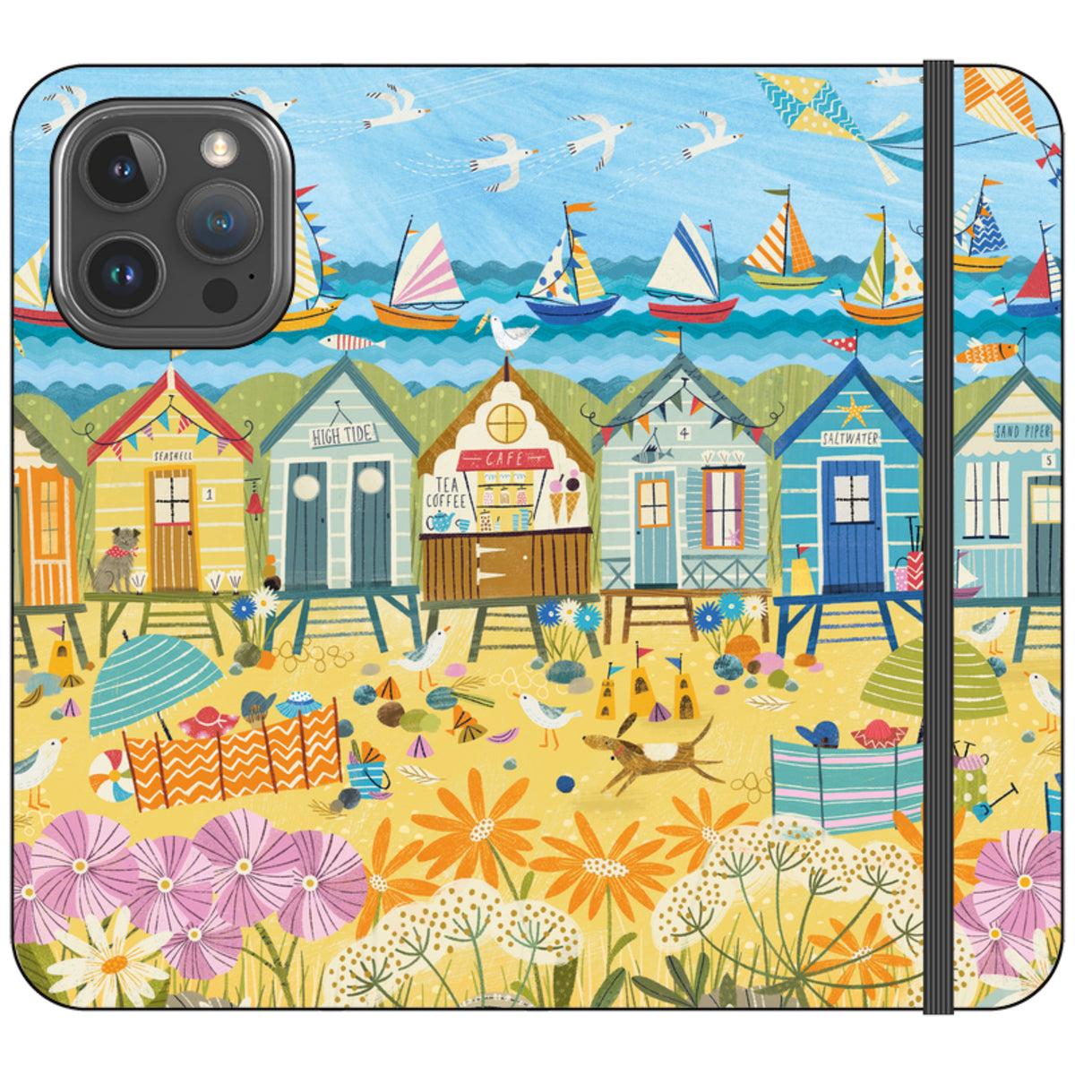 Beachy Days Wallet Case By Ali Brookes