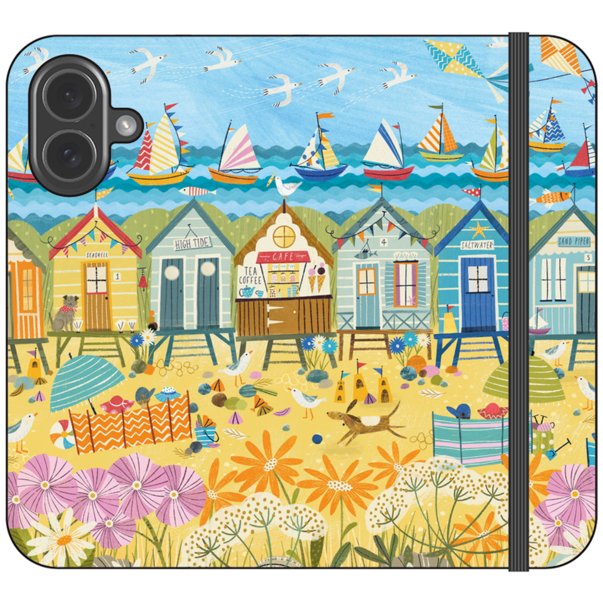 Beachy Days Wallet Case By Ali Brookes