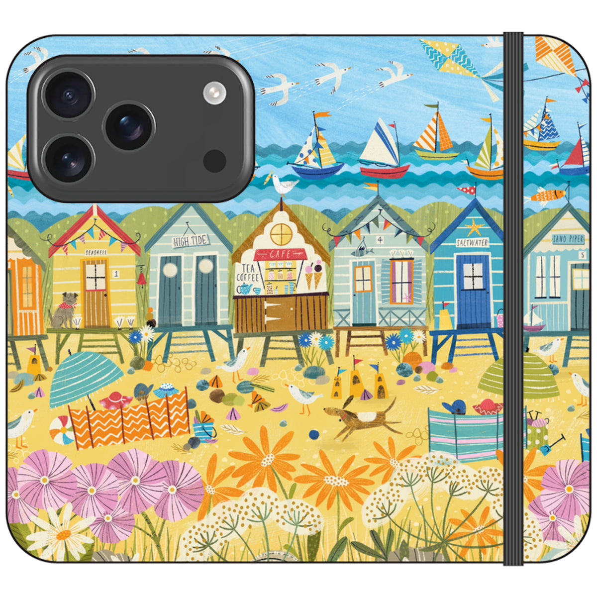 Beachy Days Wallet Case By Ali Brookes