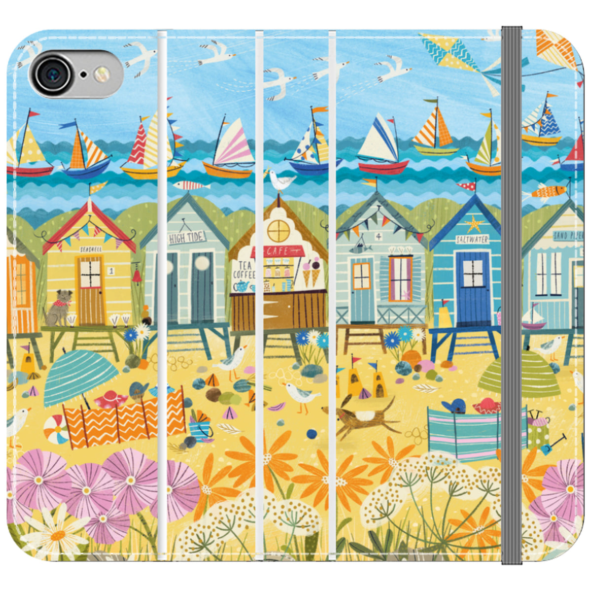 Beachy Days Wallet Case By Ali Brookes