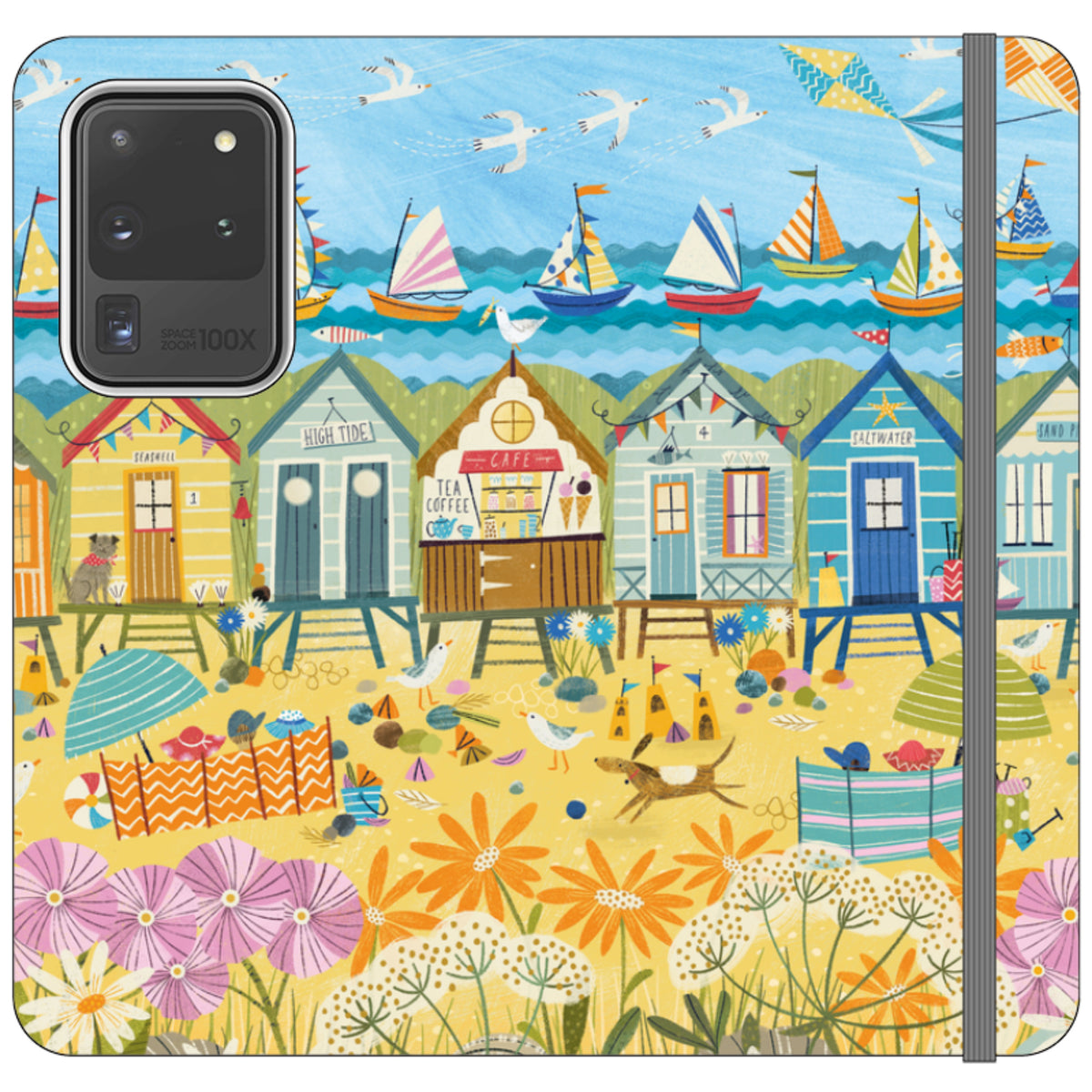 Beachy Days Wallet Case By Ali Brookes