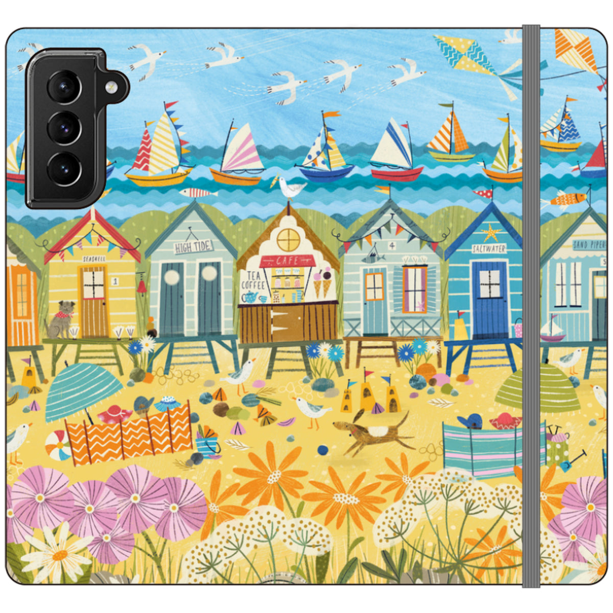 Beachy Days Wallet Case By Ali Brookes