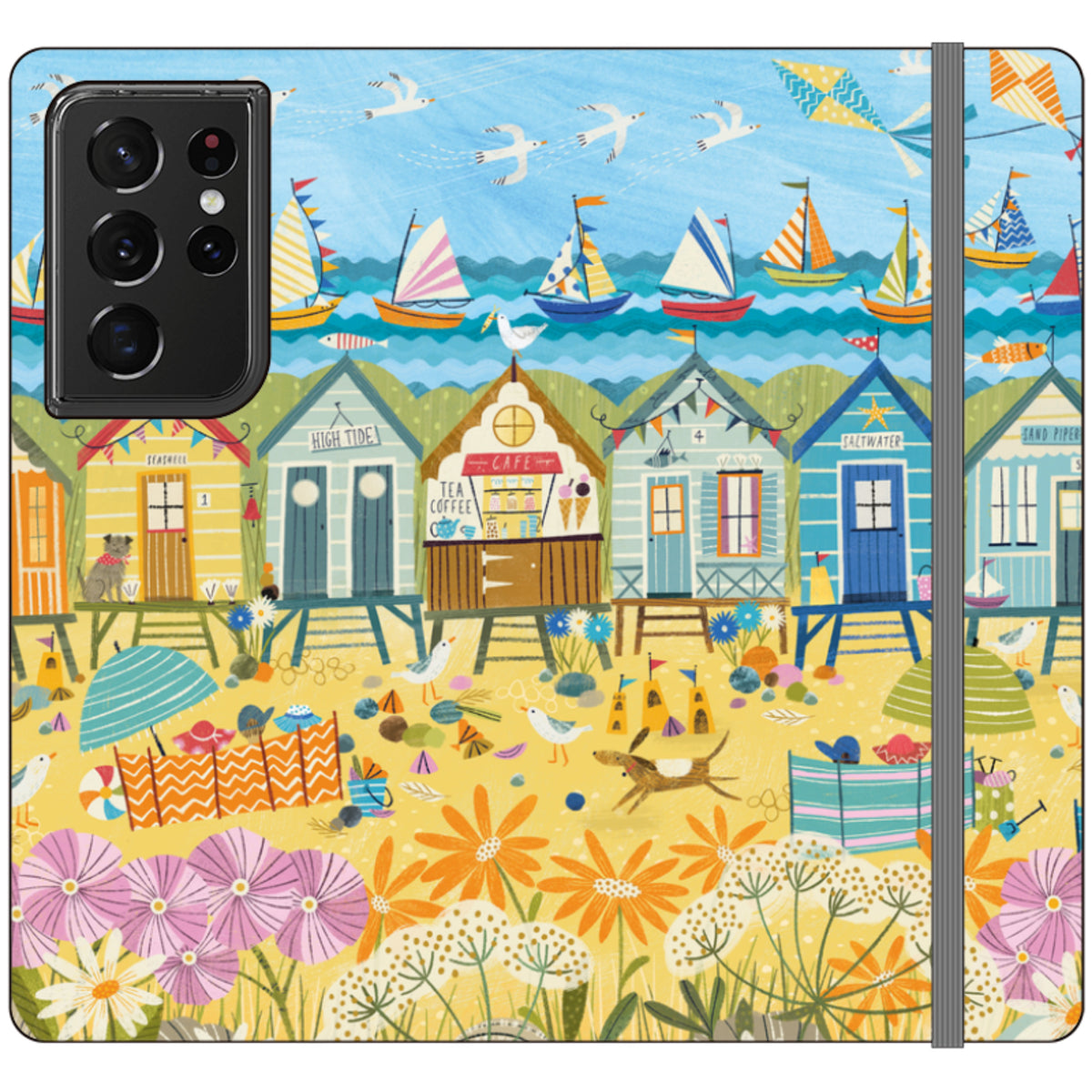 Beachy Days Wallet Case By Ali Brookes
