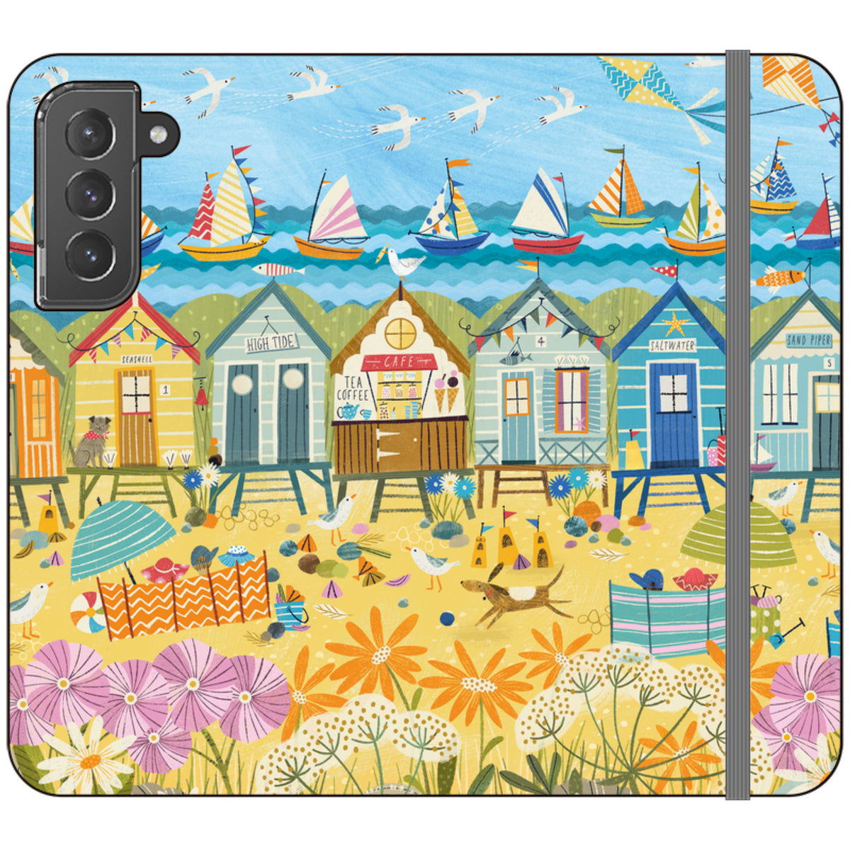 Beachy Days Wallet Case By Ali Brookes