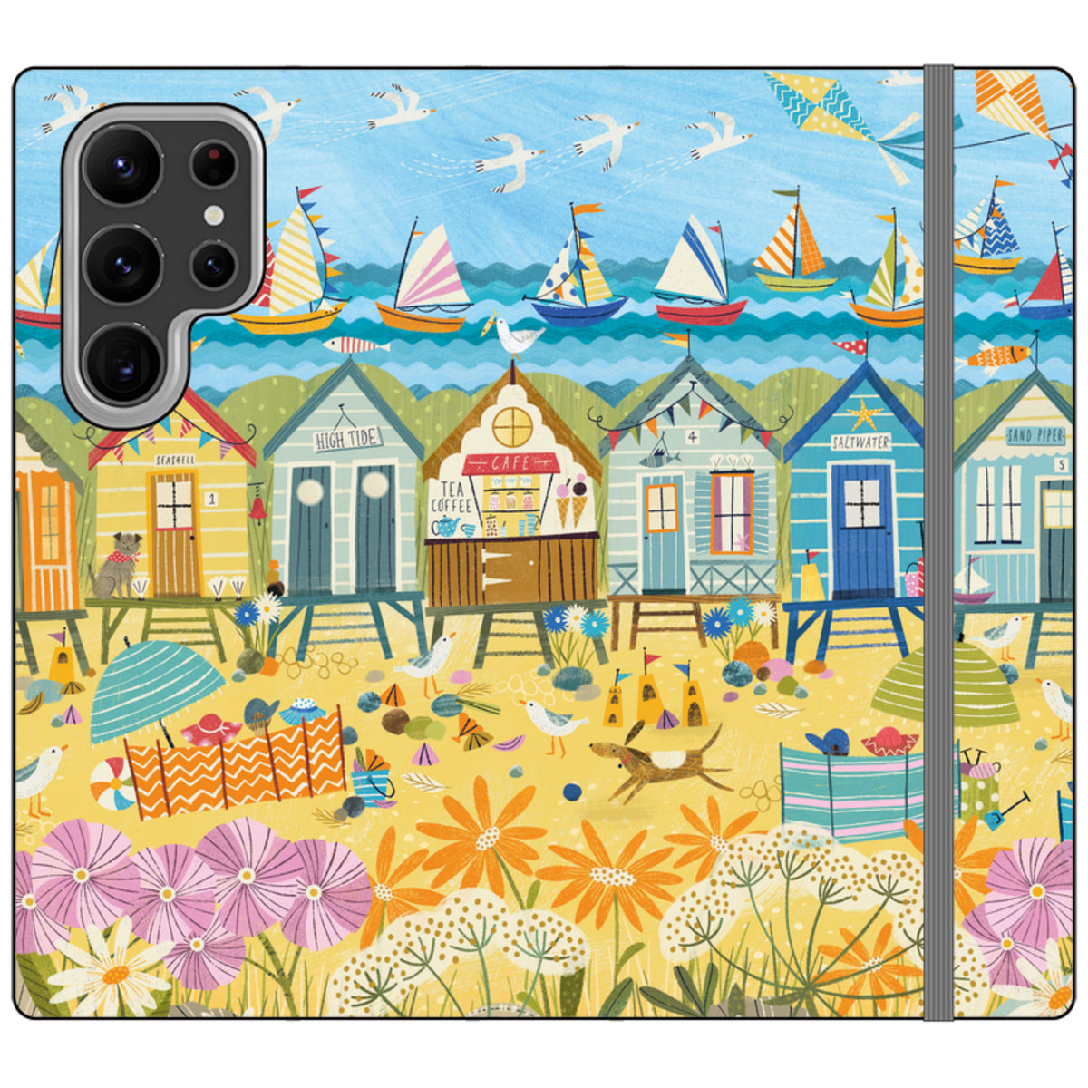 Beachy Days Wallet Case By Ali Brookes