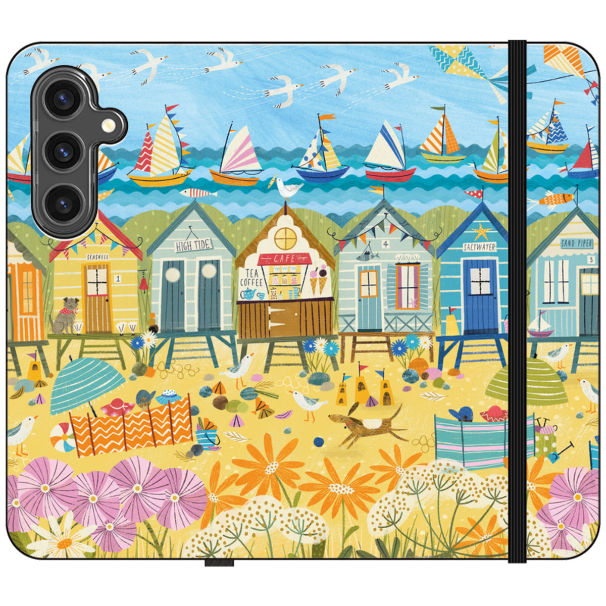 Beachy Days Wallet Case By Ali Brookes