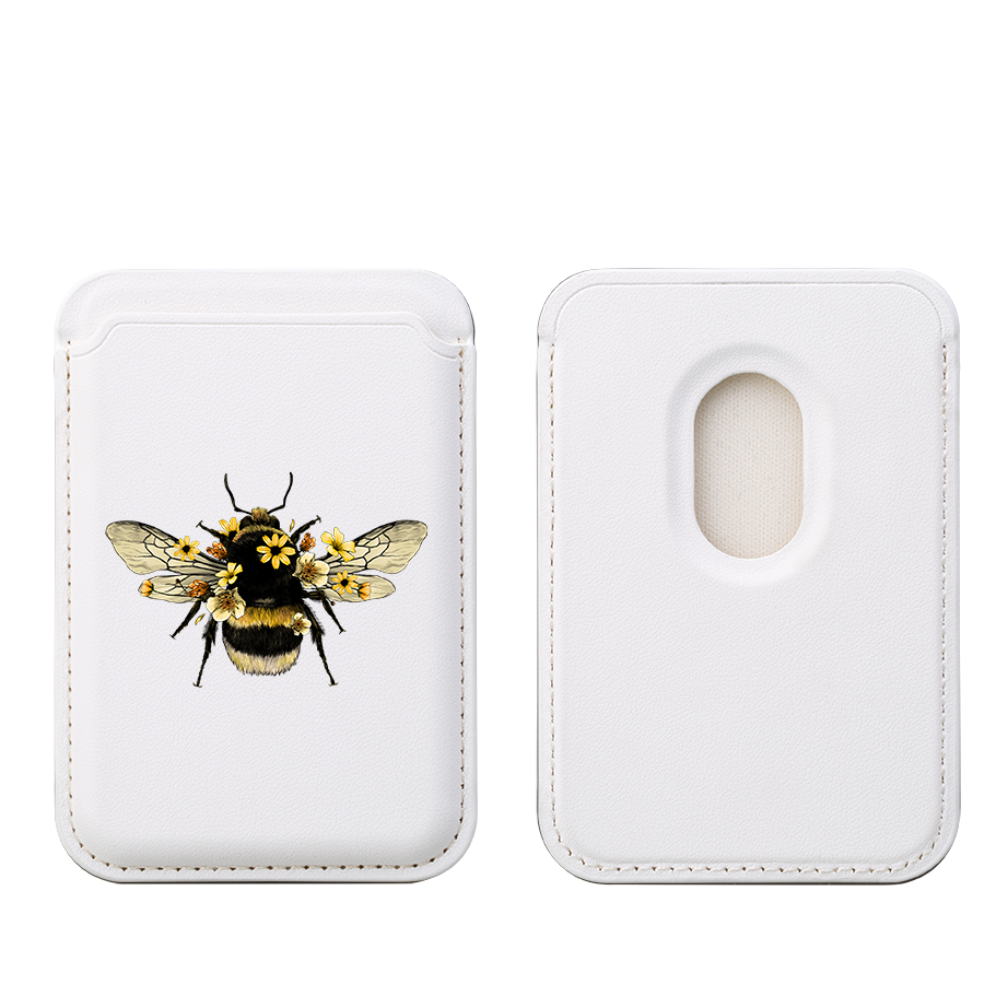 Bee I MagSafe Wallet- White