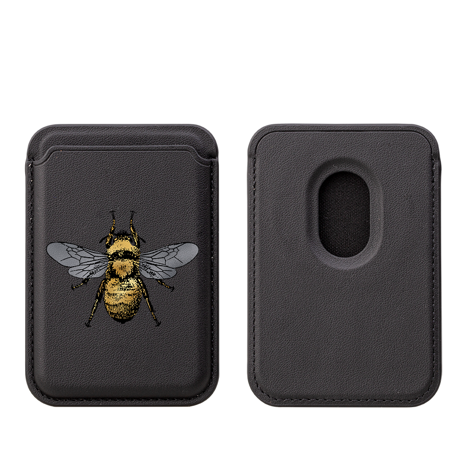 Bee IV MagSafe Wallet- Black