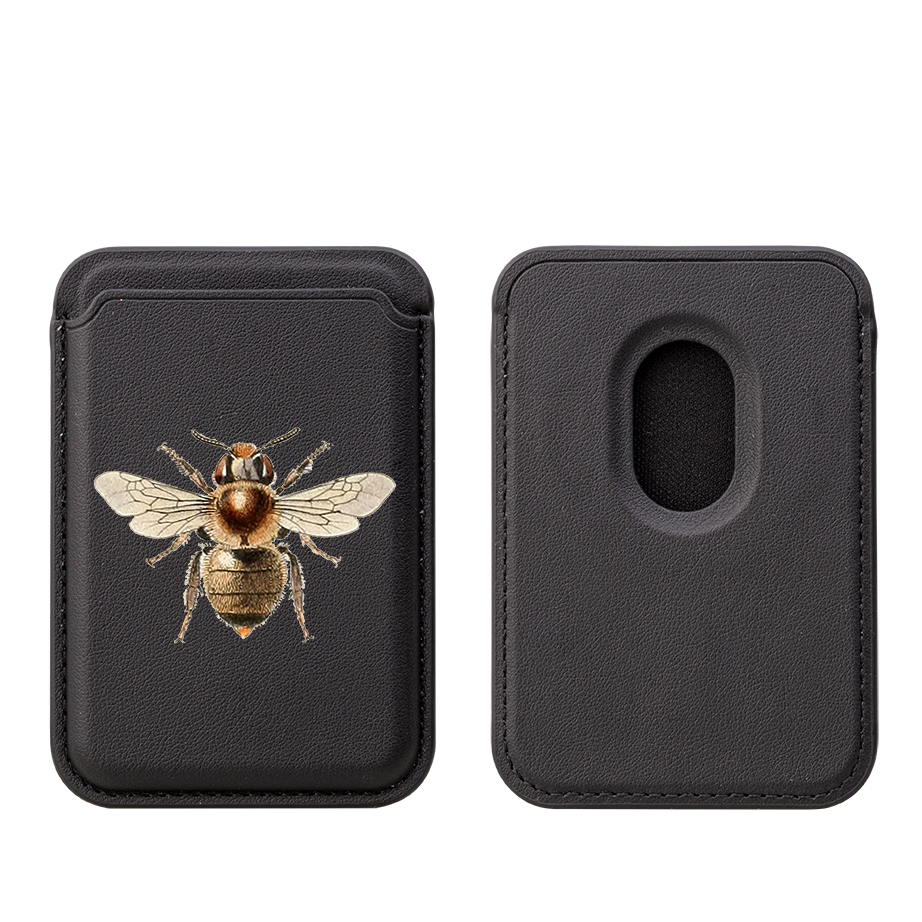 Bee V MagSafe Wallet- Black