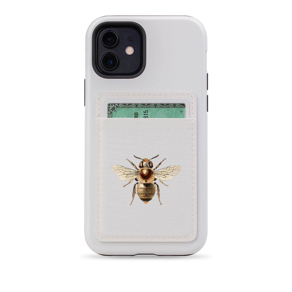 Bee V MagSafe Wallet- White