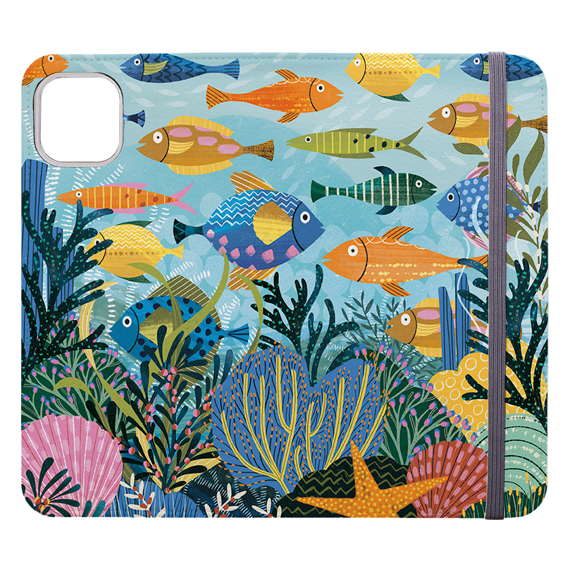 Brieftaschenhülle „Beneath The Waves“ von Ali Brookes