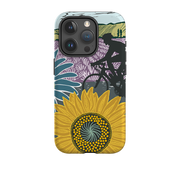 iPhone Tough Case - Bike And Sunflowers By Kate Heiss