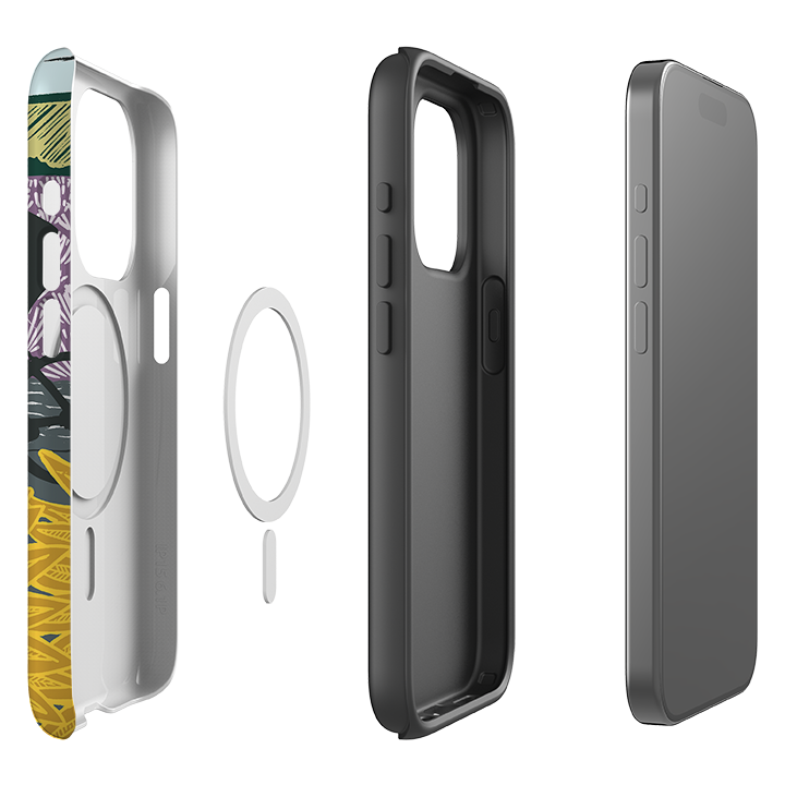 iPhone MagSafe Tough Case -  Bike and Sunflowers By Kate Heiss