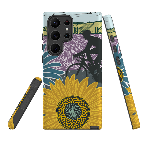 Samsung Tough Case - Bike and Sunflowers By Kate Heiss