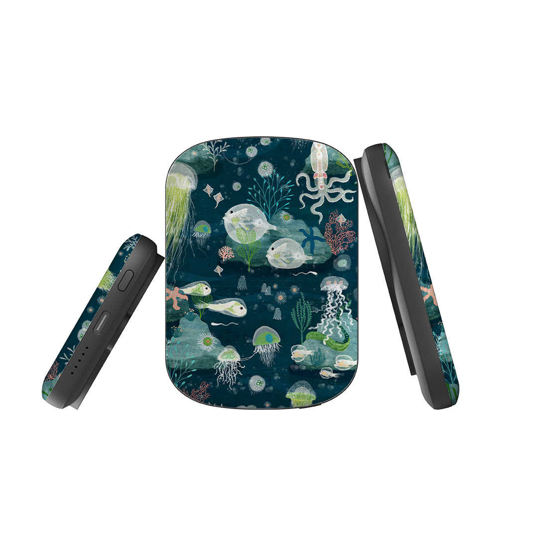 MagSafe Power Bank - Bioluminescence By Katherine Quinn