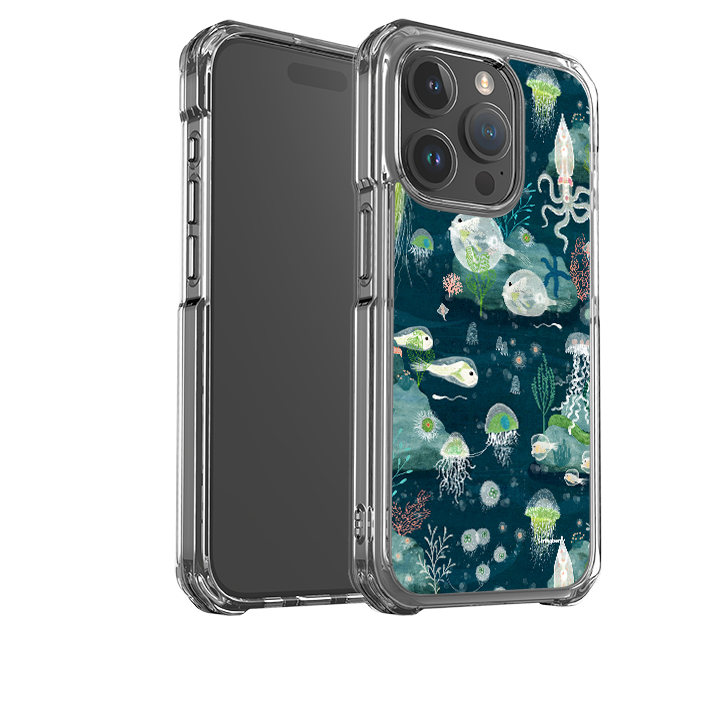 iPhone 15 Clear Case - Bioluminescence By Katherine Quinn