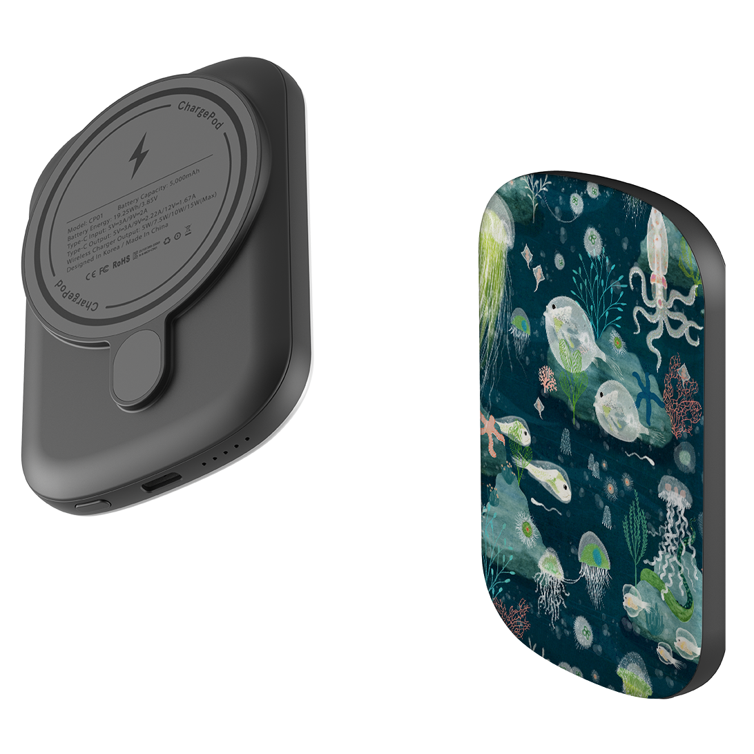 MagSafe Power Bank - Bioluminescence By Katherine Quinn