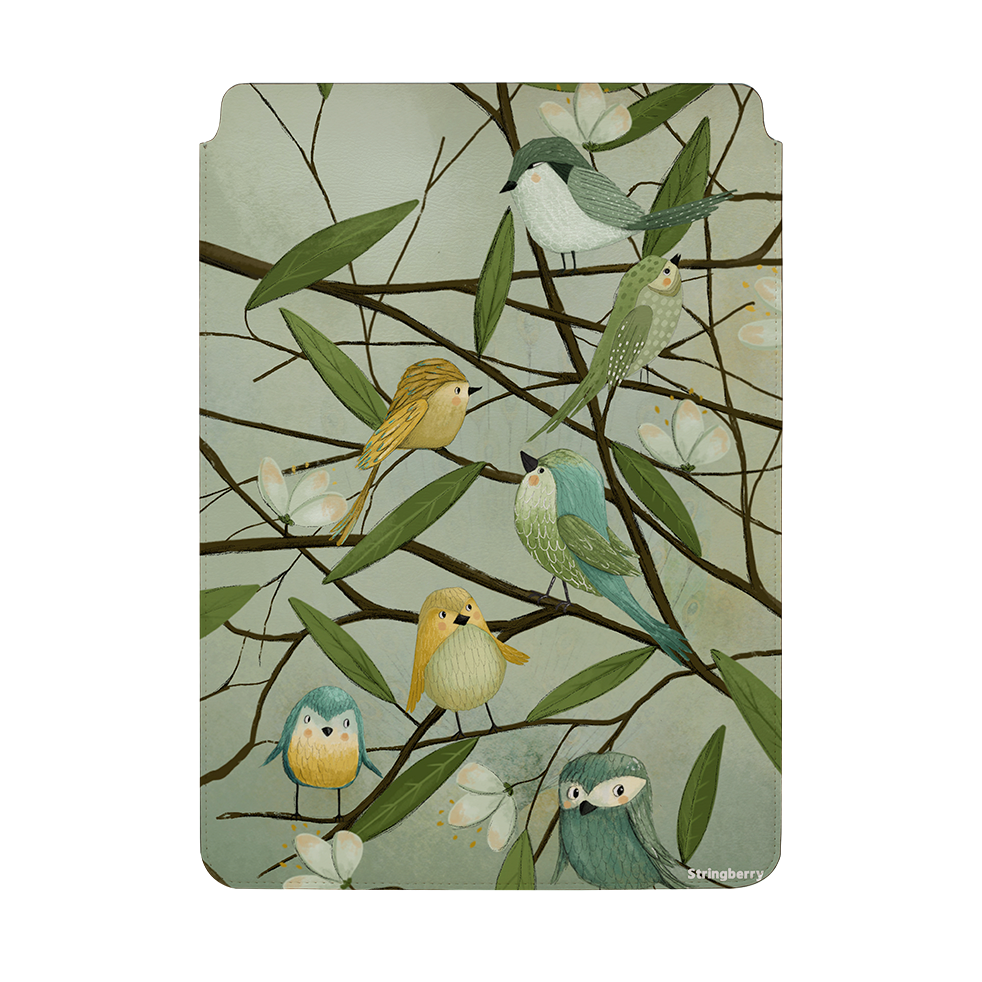 Birds By Maja Lindberg Laptop, Kindle & iPad Sleeve