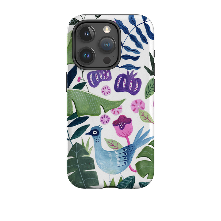 iPhone Tough Case - Birds In Forest By Bex Parkin