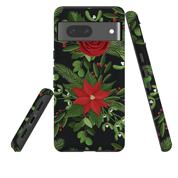 Google Tough Case - Black White Plaid By Abby Jacobs