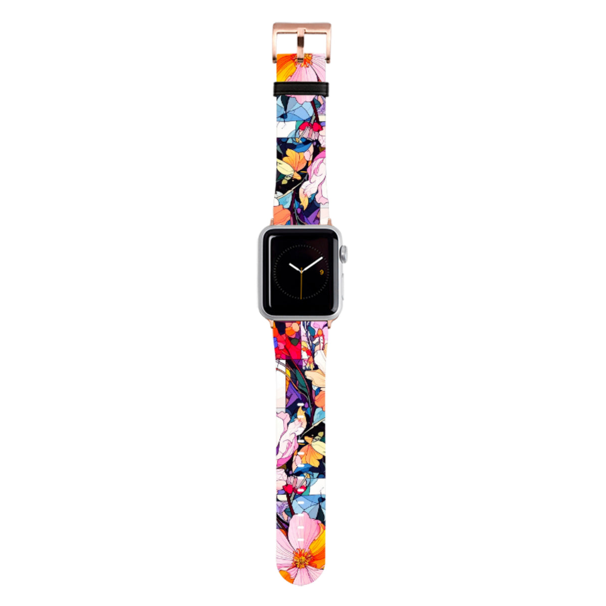 Geblümtes Apple Watch Armband