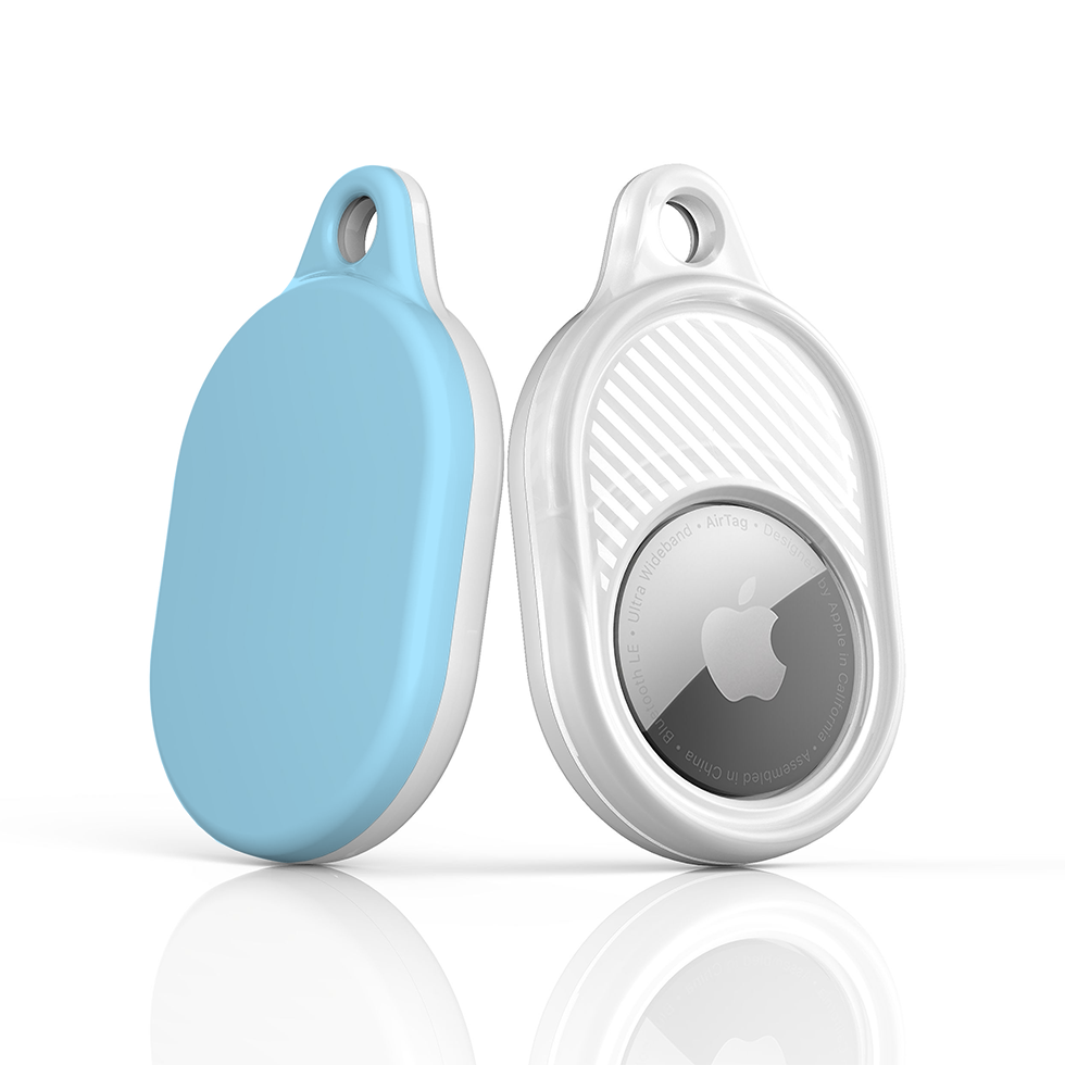 Blue Airtag Case