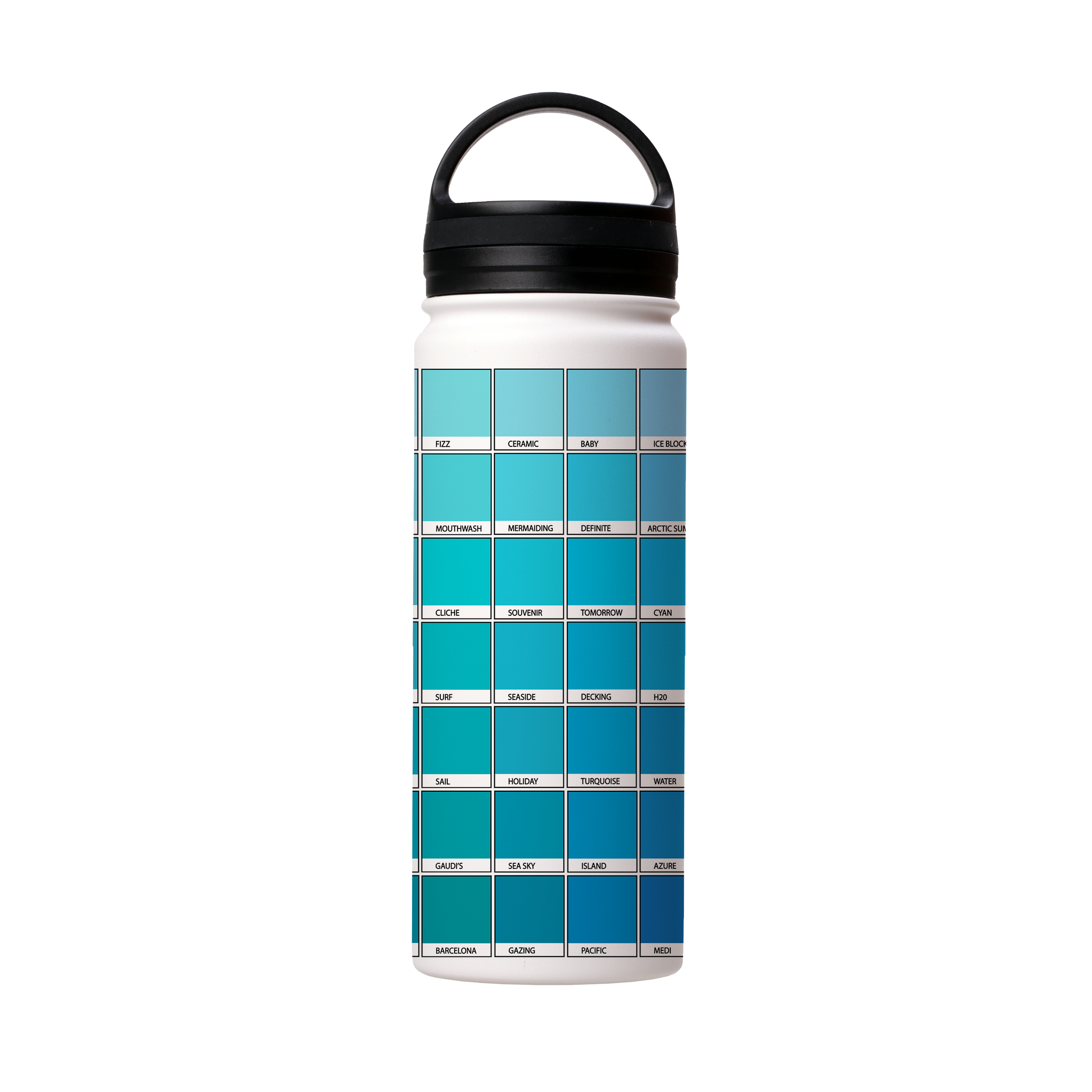 Blue Chromology By Kitty Joseph Insulated Stainless Steel Water Bottle