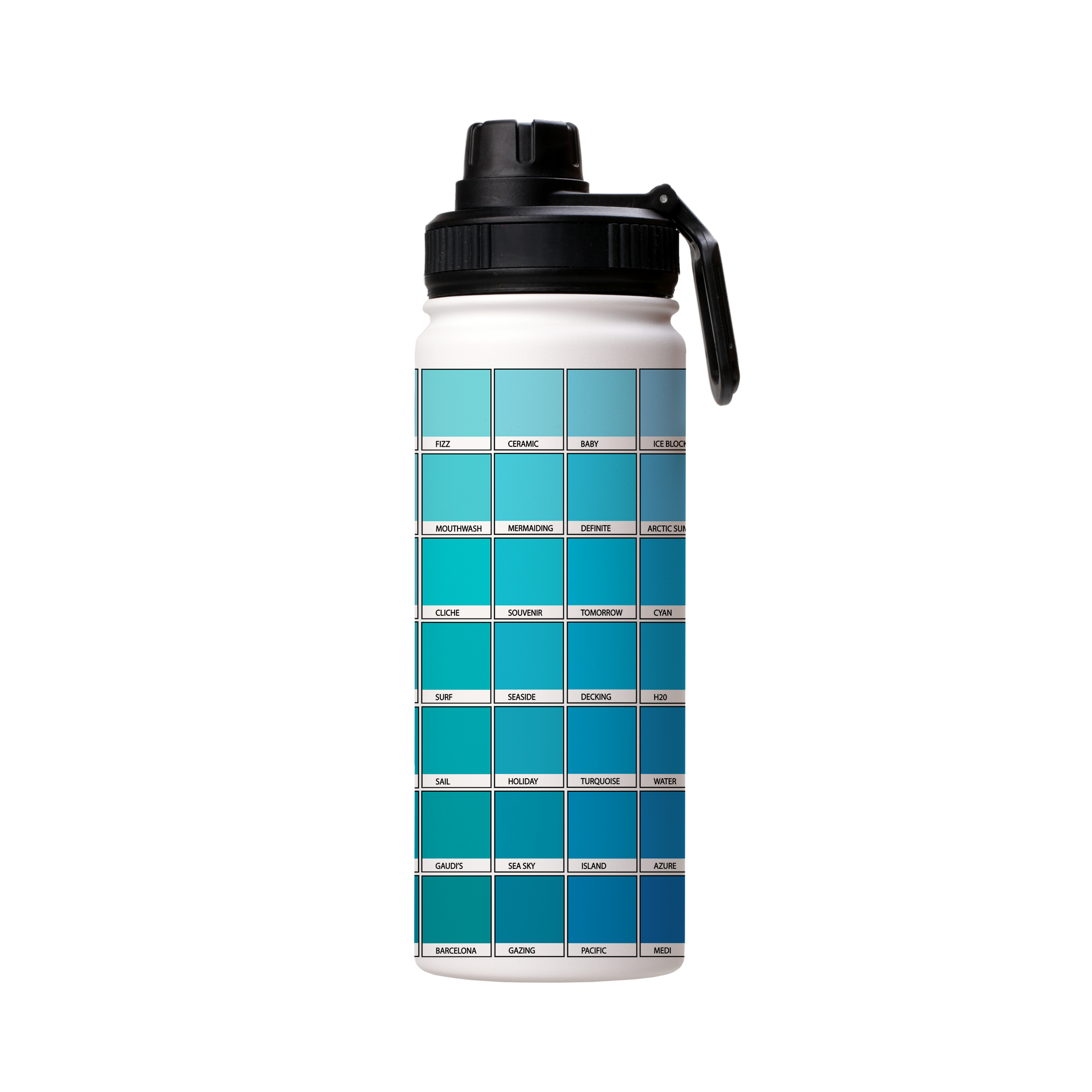Blue Chromology By Kitty Joseph Insulated Stainless Steel Water Bottle