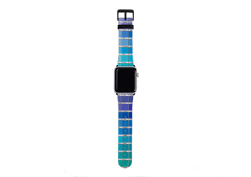 Blue Chromology By Kitty Joseph Apple Watch Strap