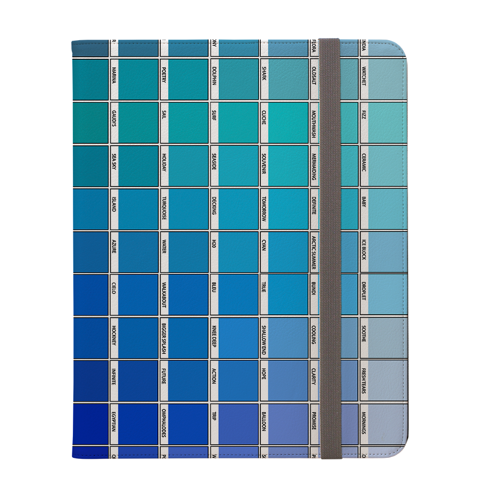 Blue Chromology By Kitty Joseph iPad pro Case