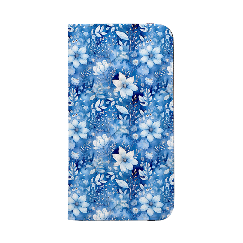 Blue Floral II Wallet Case
