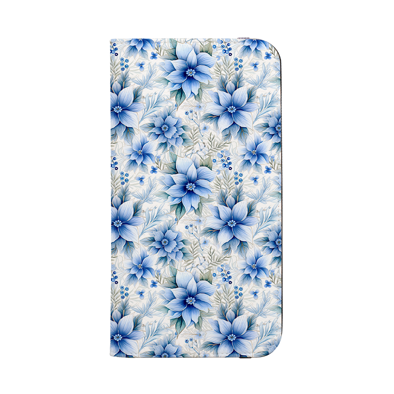 Blue Floral III Wallet Case