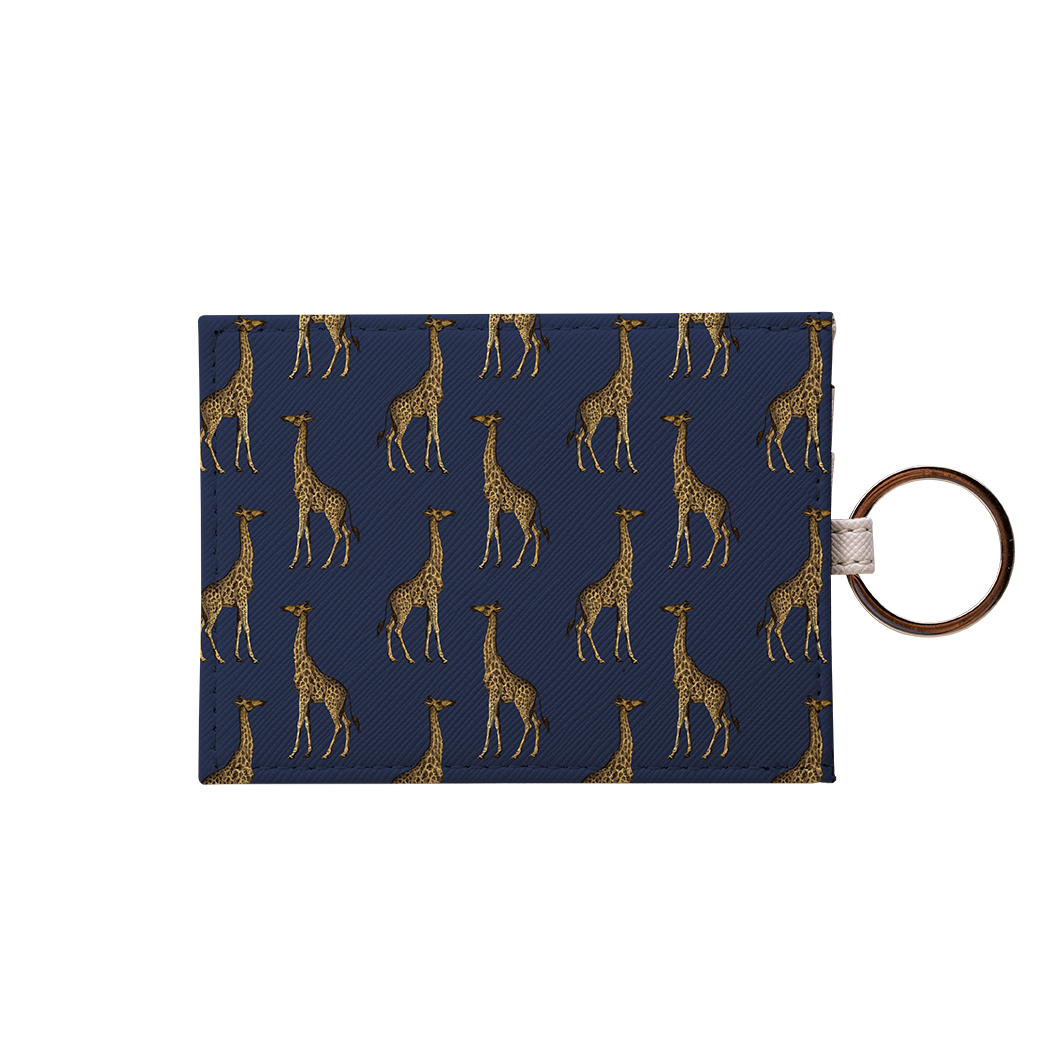 Blue Giraffe Card Holder