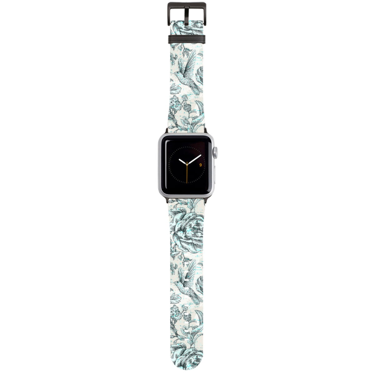 Blue peonies Apple Watch Strap