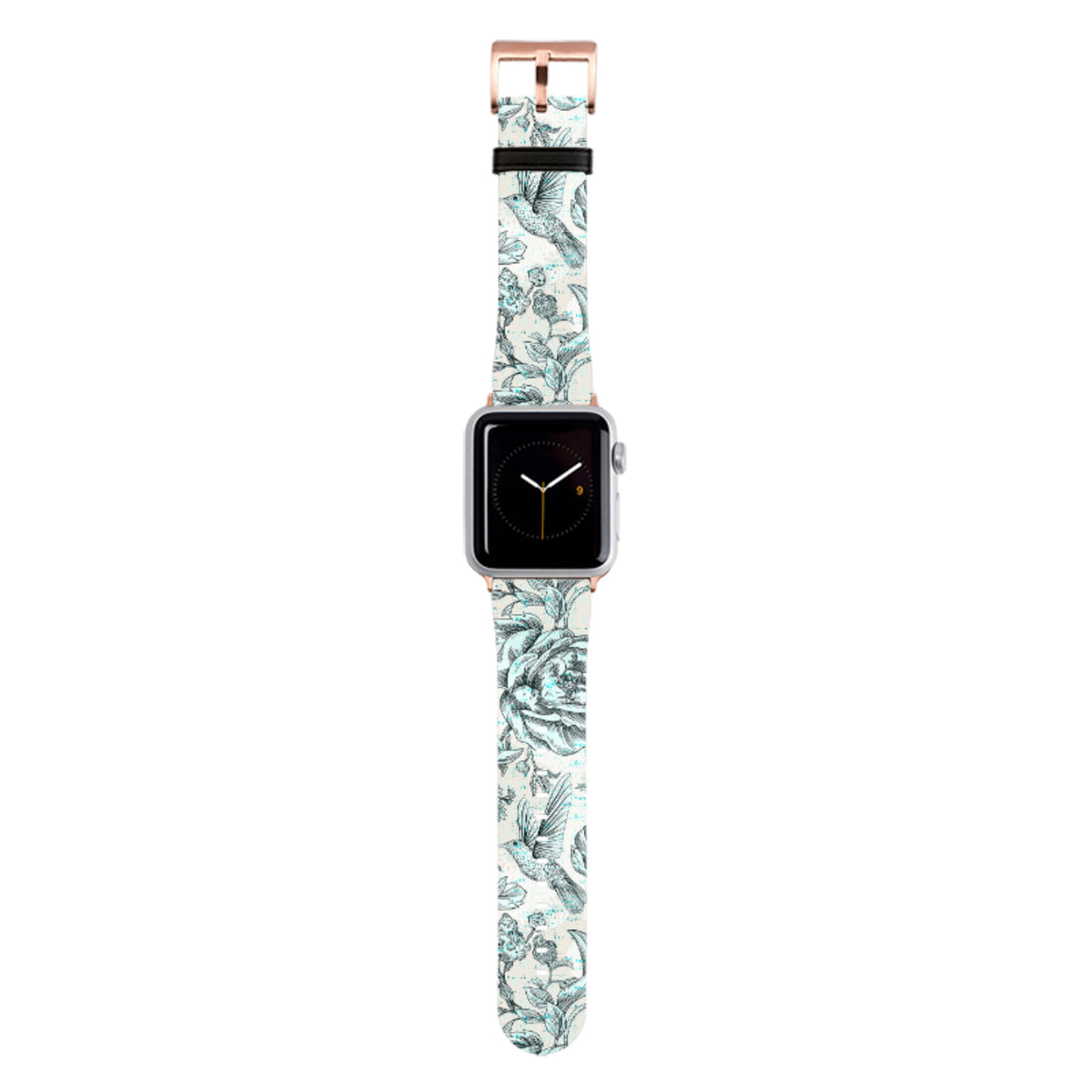 Blue peonies Apple Watch Strap