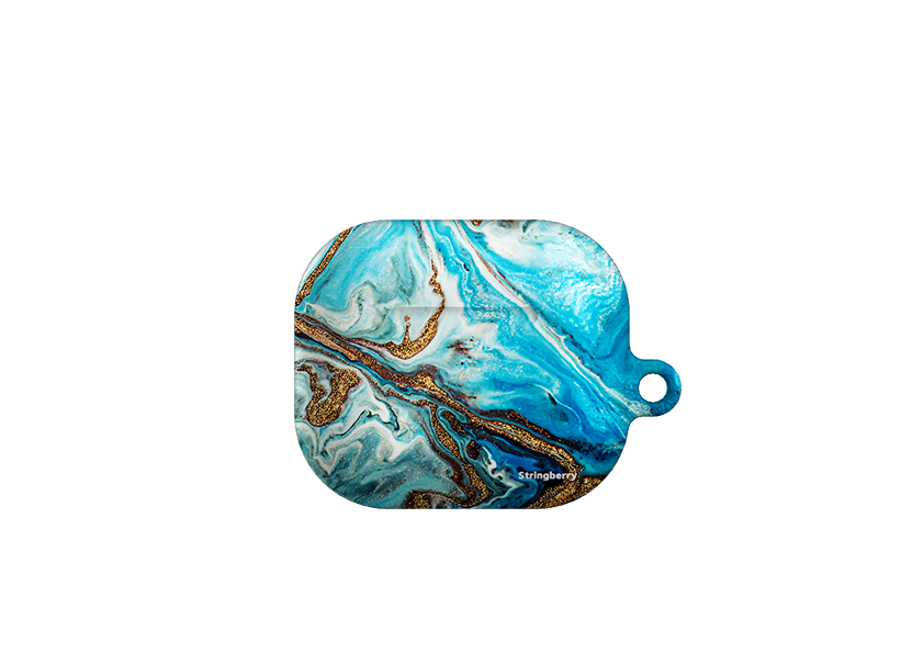 Син калъф за AirPods Royal Gen 3