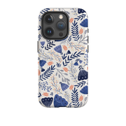 iPhone Tough Case - Blue Floral By Jade Mosinski